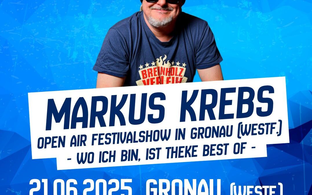Markus Krebs in Gronau – 2 Tickets